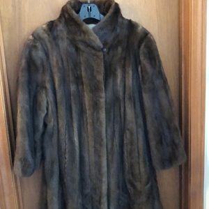Full length mink coat